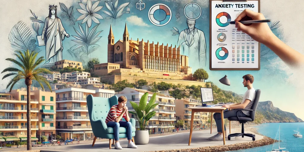 マヨルカ島でのインターナショナルスクールの生徒のための不安テスト