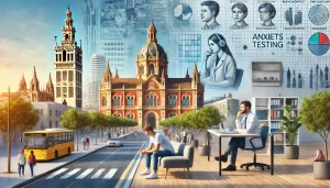 Angsttesting i Sevilla for internasjonale skoleelever