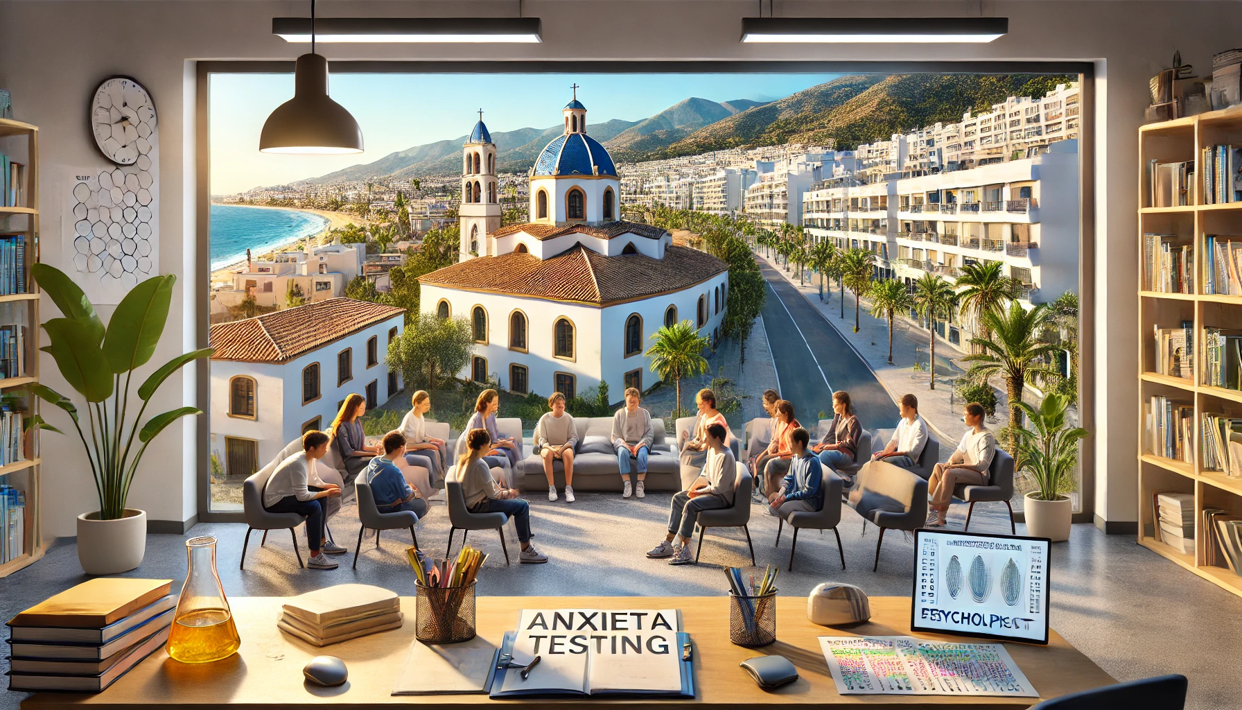 Besuergnëss Testen zu Estepona fir International Schoul Studenten