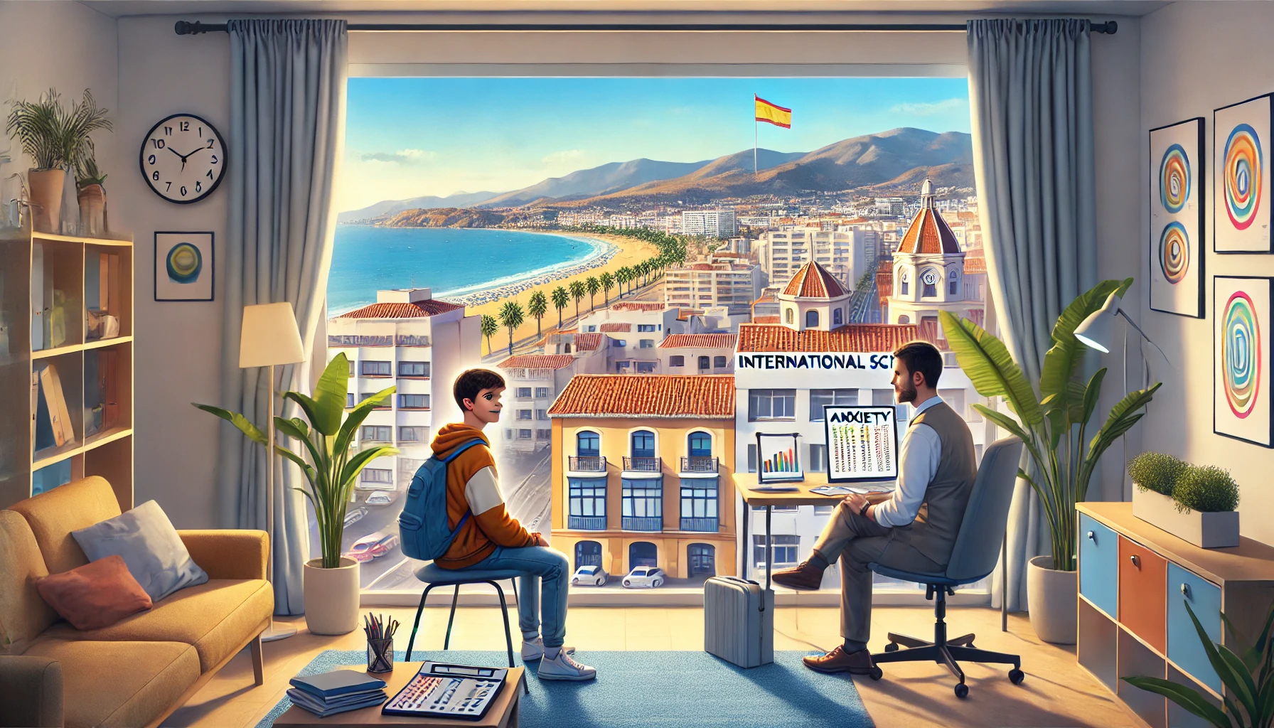 Test di ansia a Fuengirola per studenti di scuole internazionali