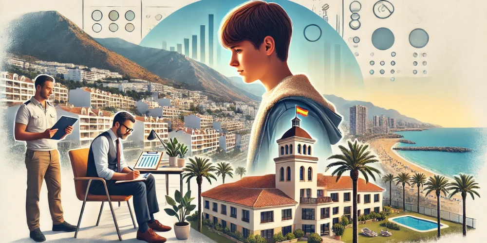 Trauksmes pārbaude Benalmadenā starptautisko skolu studentiem