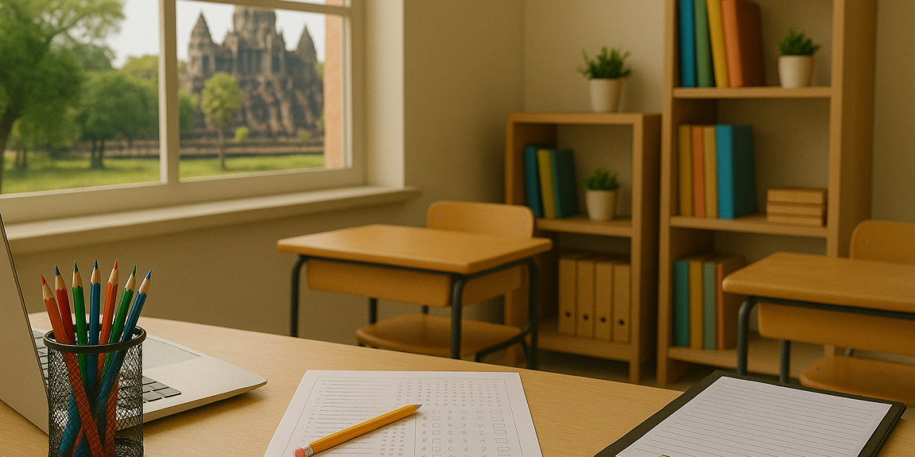 Avaliações psicoeducacionais para escolas internacionais em Battambang