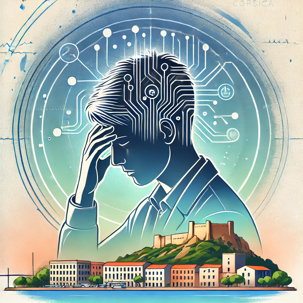 Nerimo testas Korsikoje