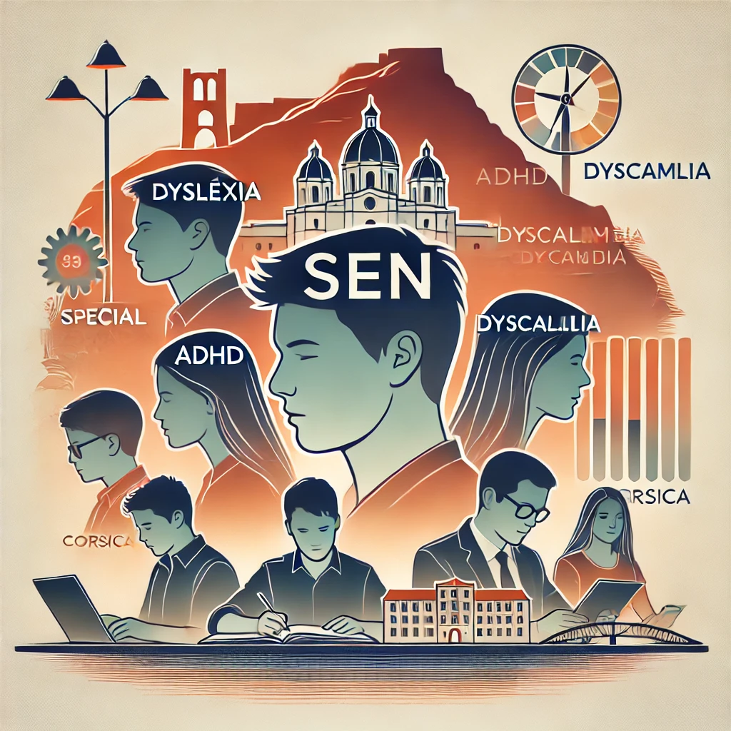 SEN testavimas Korsikoje