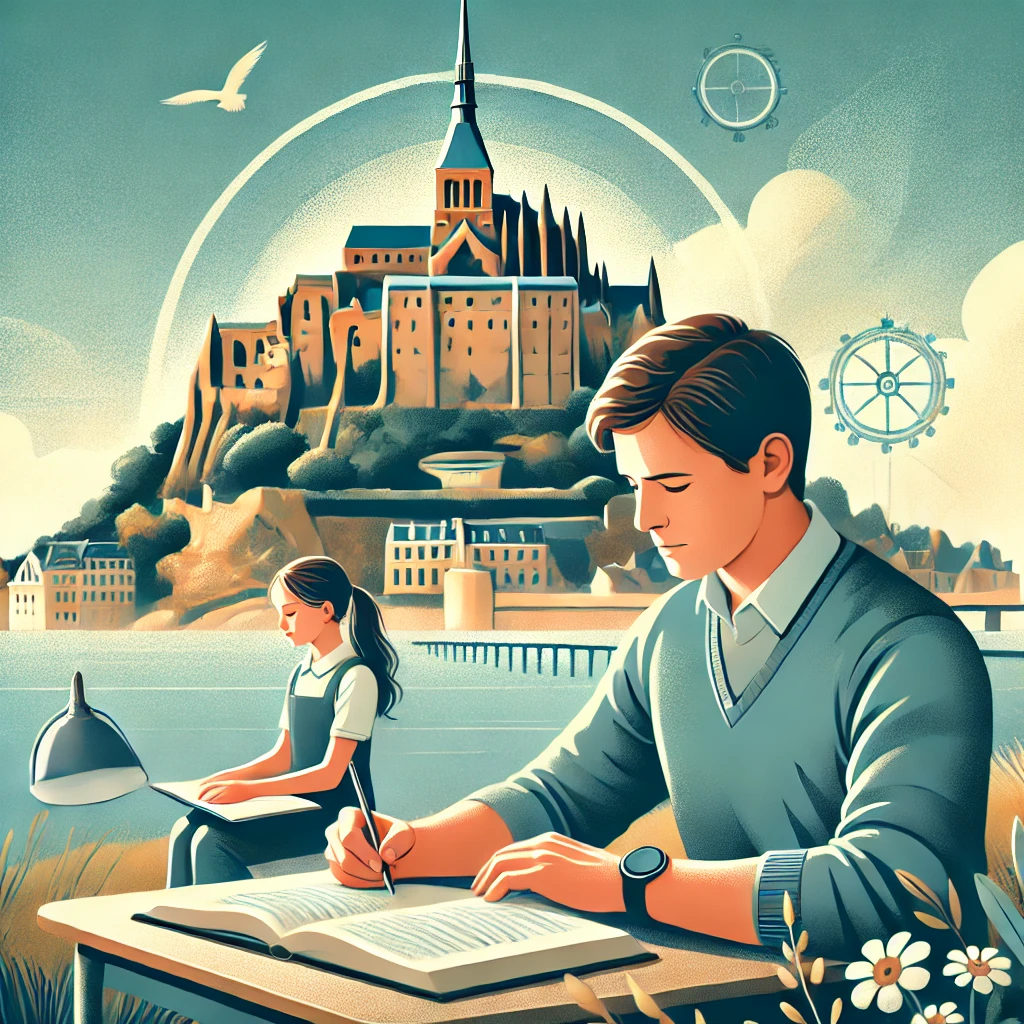 モンサンミッシェルでの特別教育訓練テスト