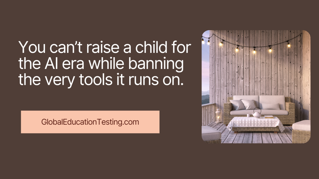 You can’t raise a child for the AI era while banning the tools it runs on.