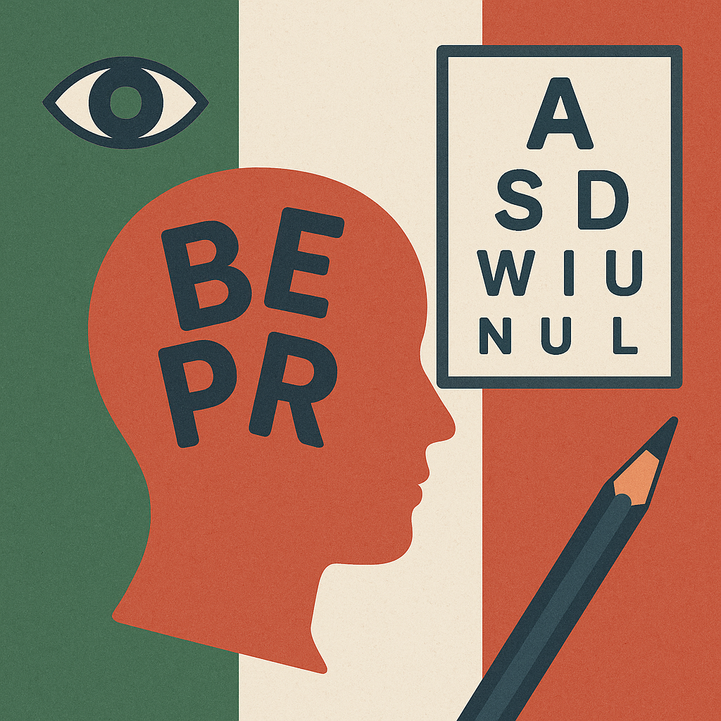 Testiranje za disleksijo v Italiji