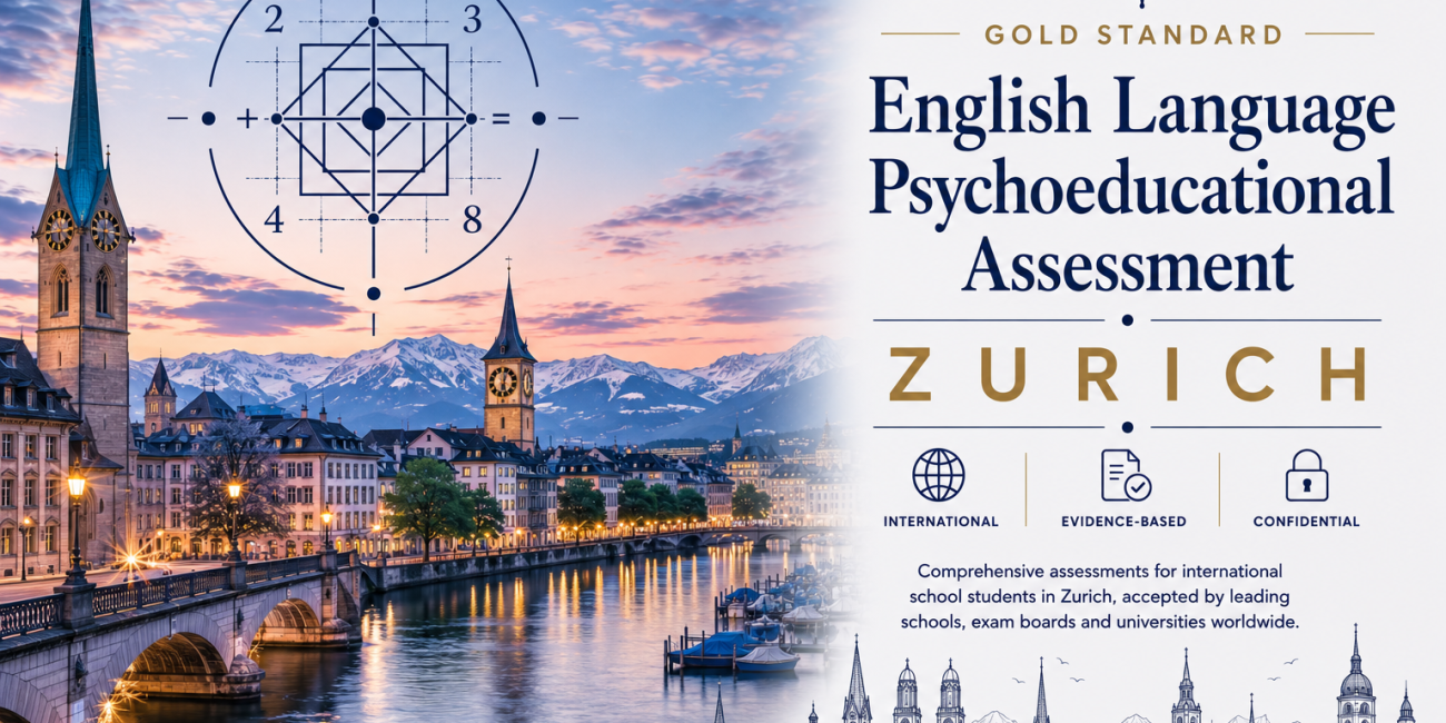 Englannin kielen psykoedukatiivinen arviointi Zürichissä